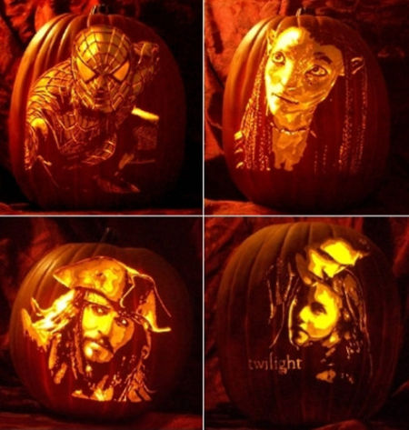 威尔是个南瓜雕刻家，他的作品还包括了《阿凡达》、《暮色》和《星球大战》等。