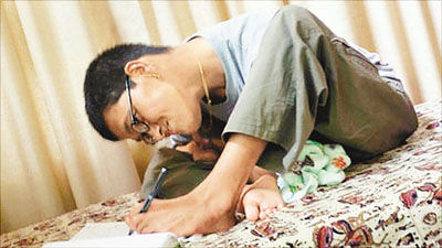 资料图:尼泊尔女作家吉米雷 资料图:尼泊尔女作家吉米雷